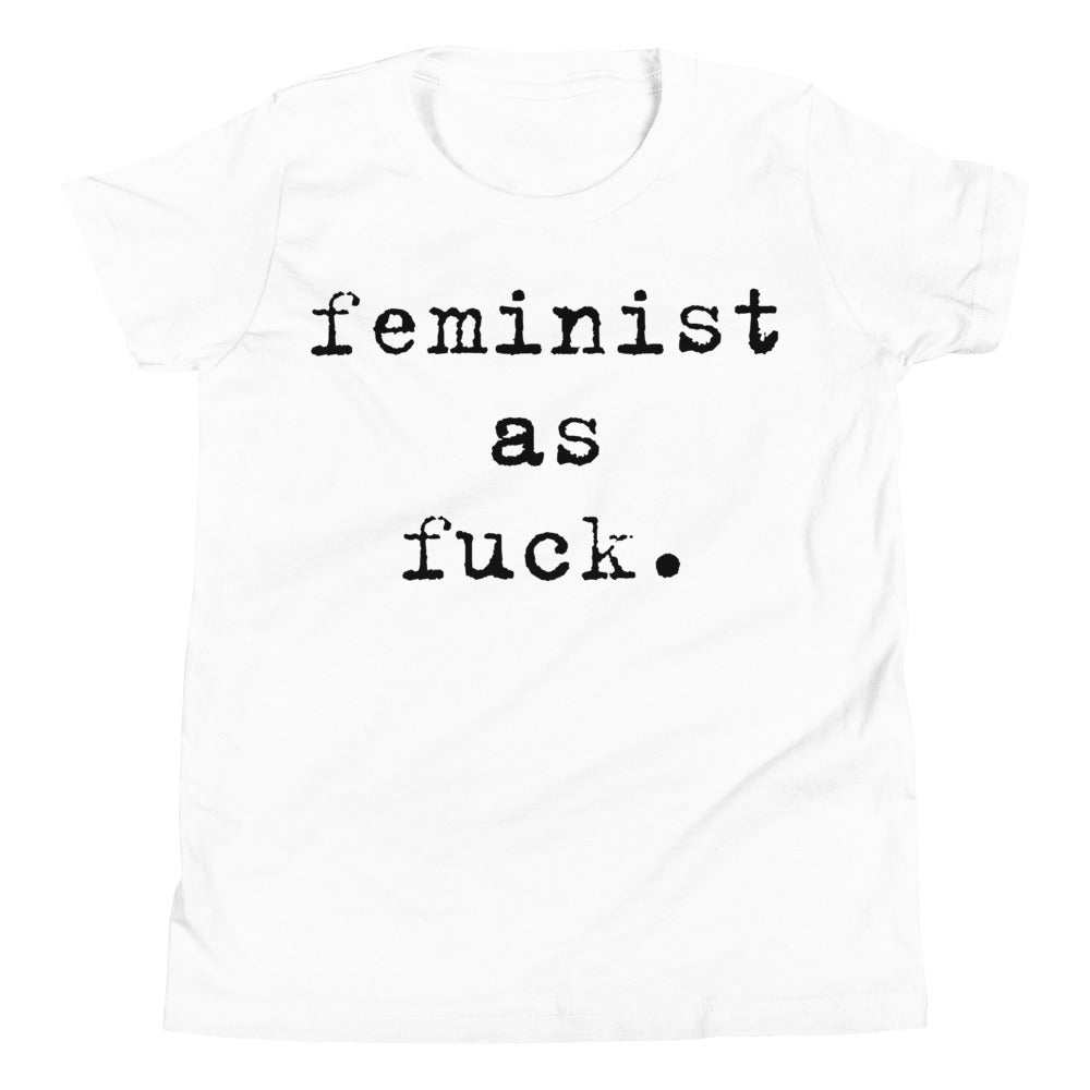 Feminist As Fuck Typewriter-- Youth/Toddler T-Shirt