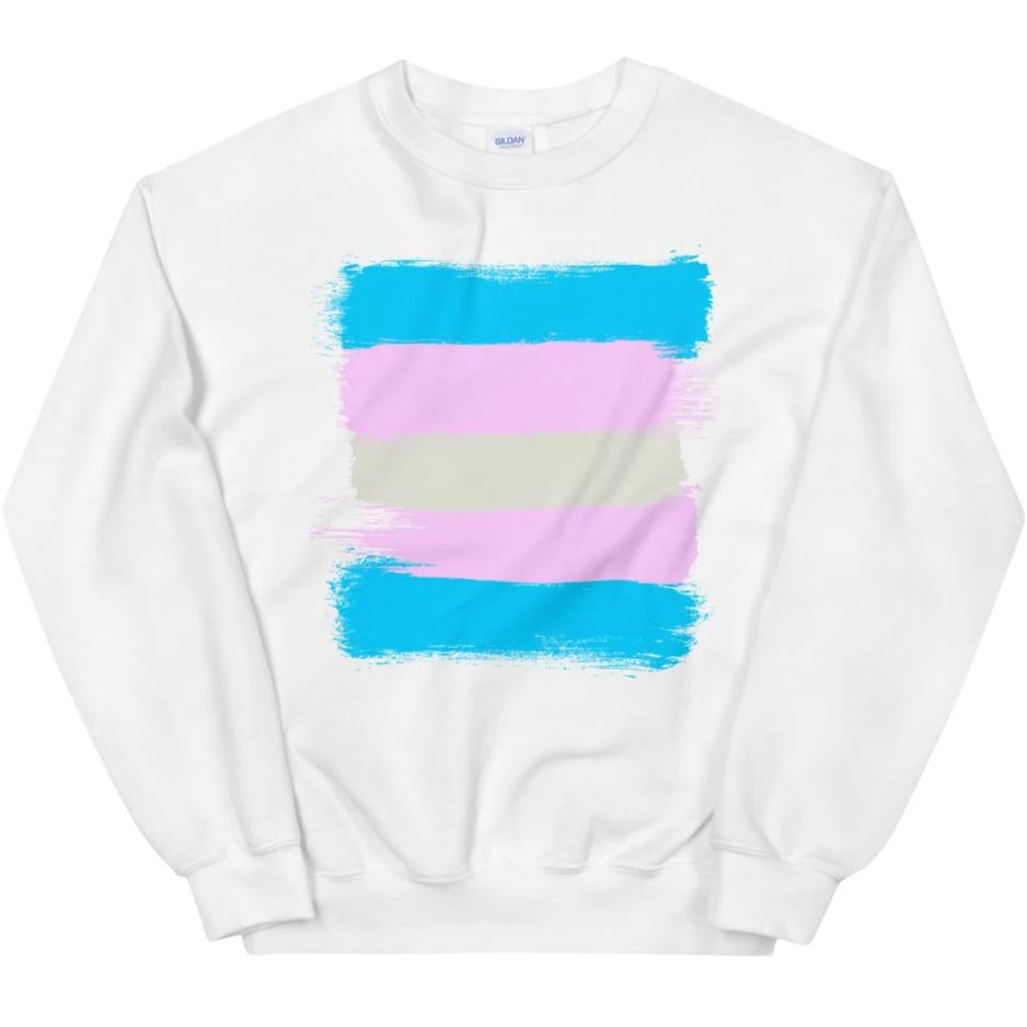 Trans Flag -- Sweatshirt