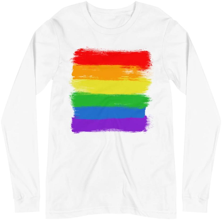 LGBTQIA+ Flag -- Unisex Long Sleeve