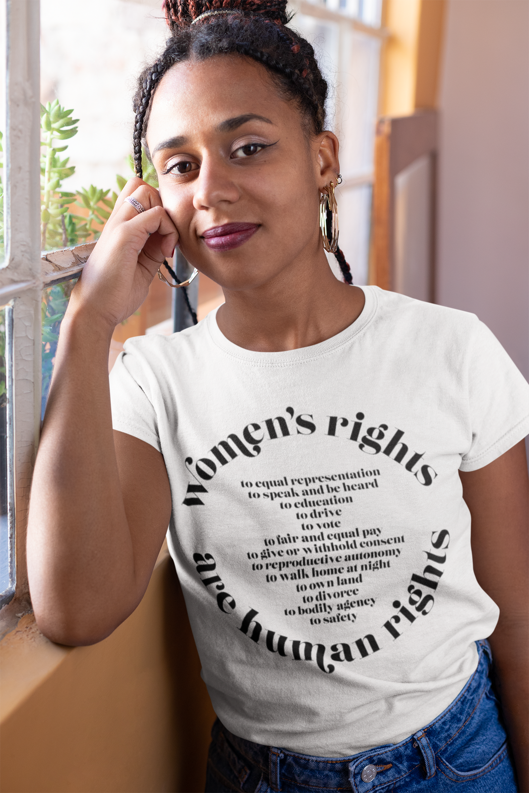 Women's Rights Are Human Rights (International Women's Day) -- Women's T-Shirt