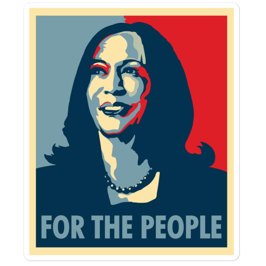 For The People, Kamala Harris -- Sticker