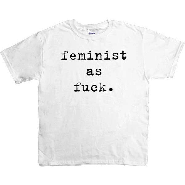 Feminist As Fuck Typewriter-- Youth/Toddler T-Shirt - Feminist Apparel - 1