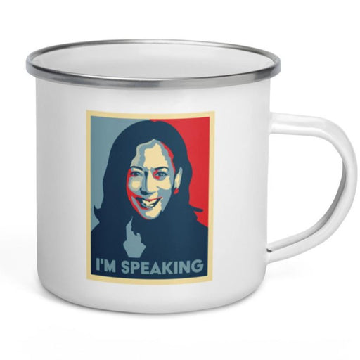 I'm Speaking, Kamala Harris -- Enamel Mug