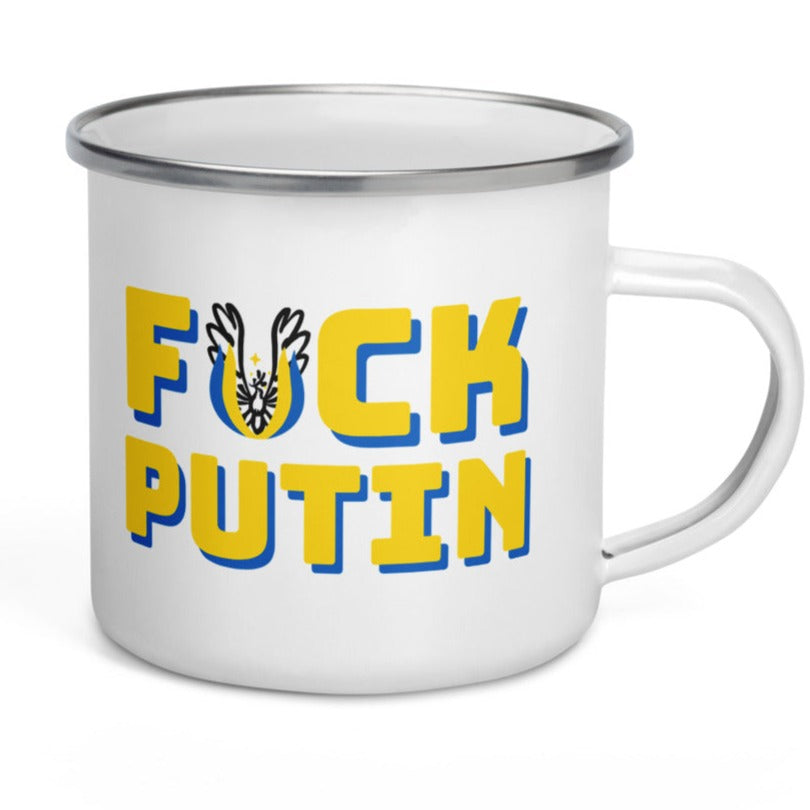 Fuck Putin -- Enamel Mug
