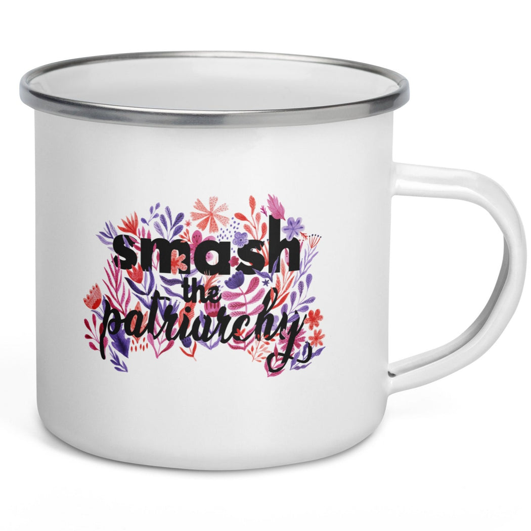 Smash The Patriarchy -- Enamel Mug
