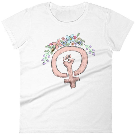 Feminist Fist -- Women's T-Shirt