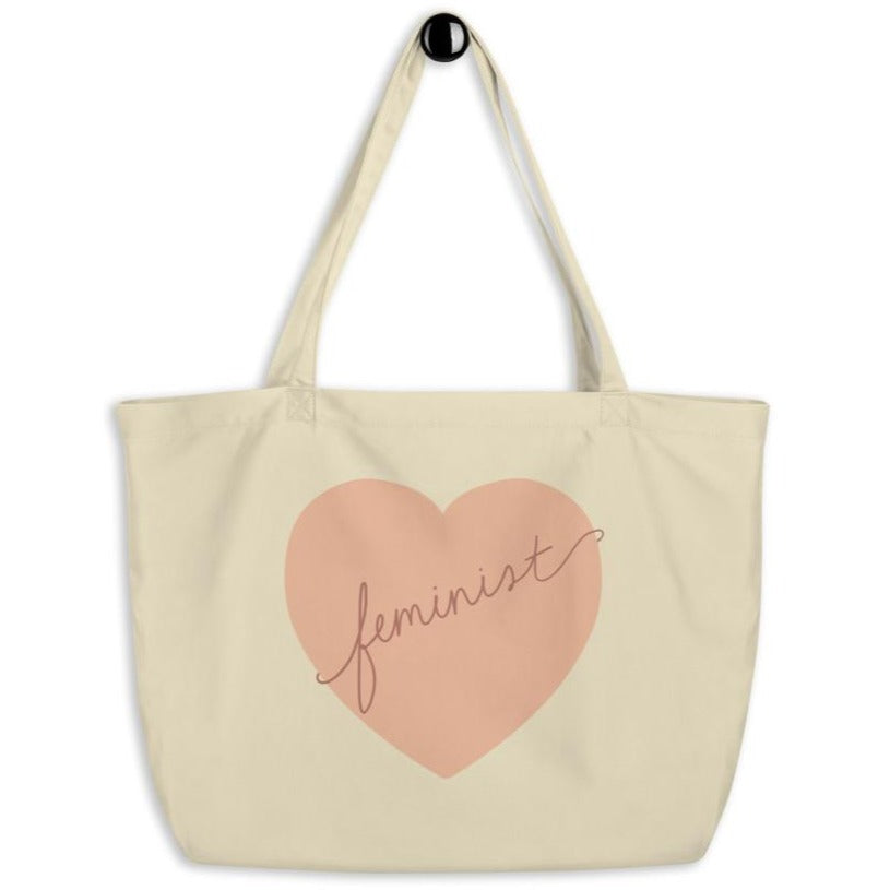 Feminist Heart -- Tote Bag — Feminist Apparel