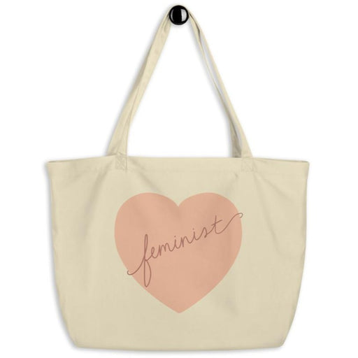 Feminist Heart -- Tote Bag