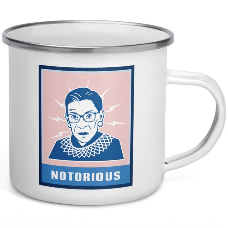 Notorious RBG -- Enamel Mug