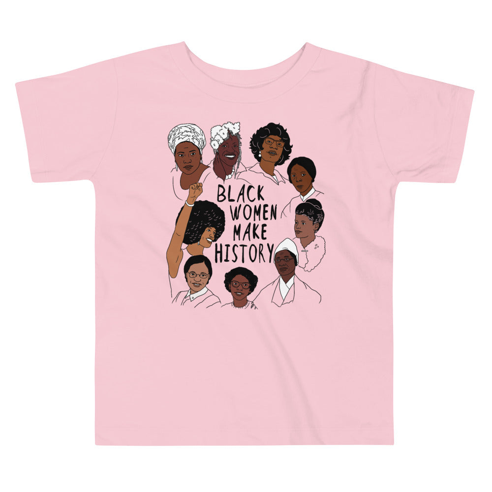 børn absorberende Indtil Black Women Make History -- Youth/Toddler T-Shirt — Feminist Apparel