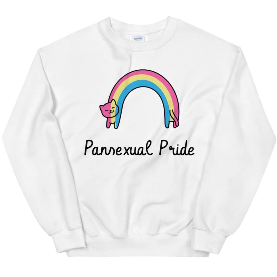 Pansexual Pride Cat -- Sweatshirt