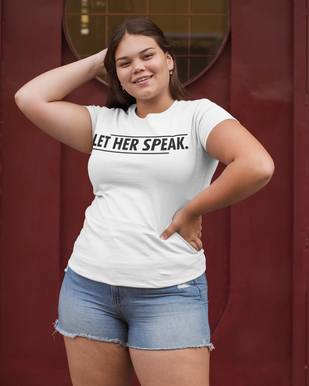 Let Her Speak -- Women's T-Shirt