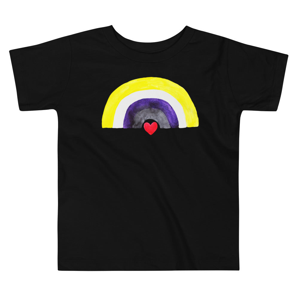 Non-Binary Rainbow Flag -- Youth/Toddler T-Shirt