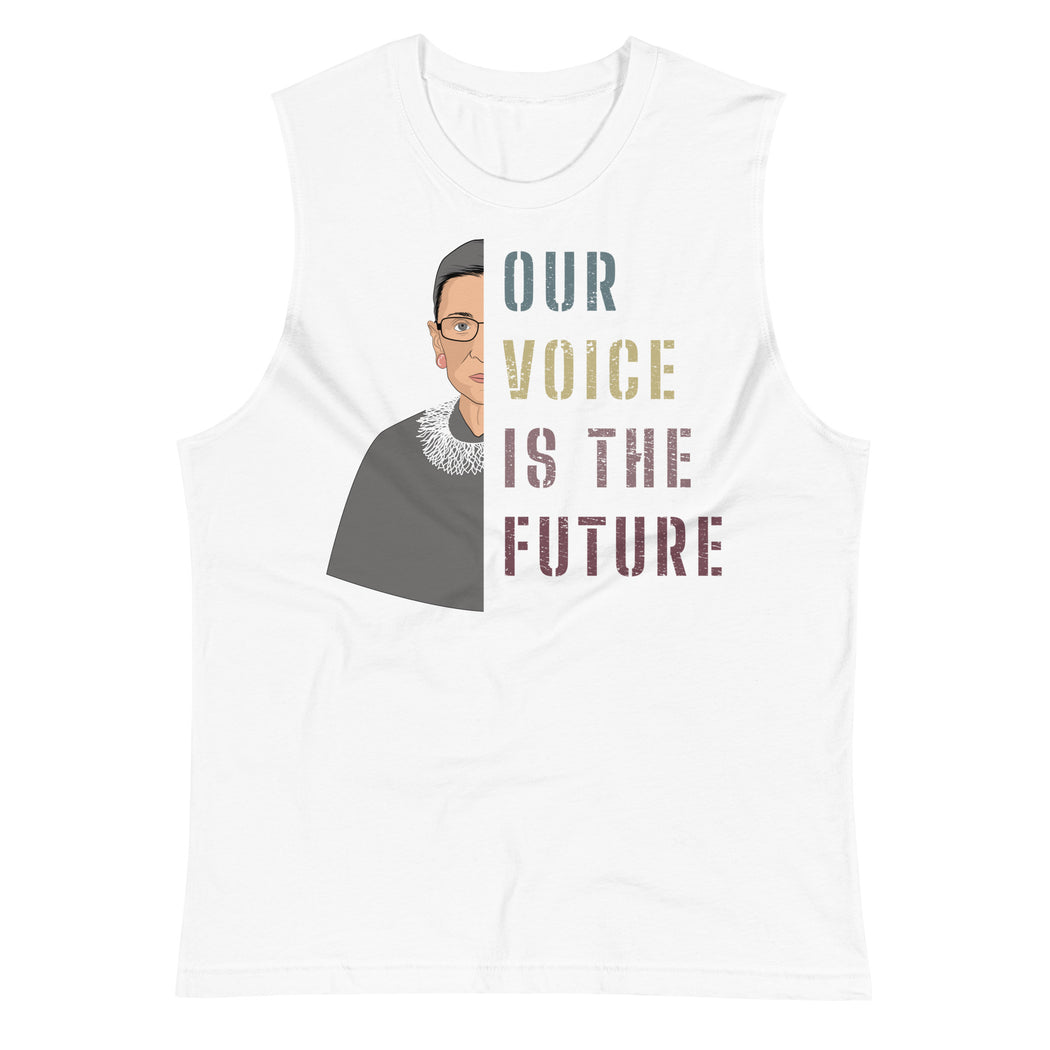 Our Voice Is The Future -- Unisex Tanktop
