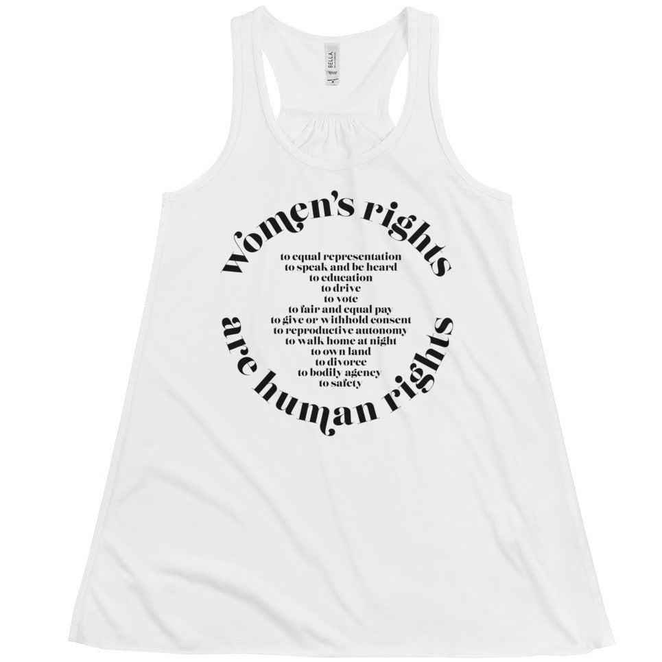 Women's Rights are Human Rights (International Women's Day) -- Women's Tanktop