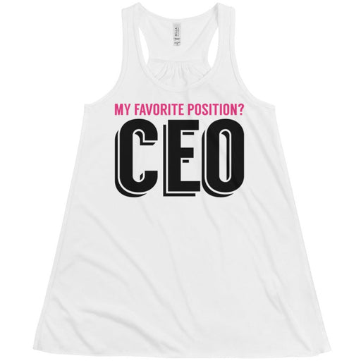 My Favorite Position is CEO -- Women's Tanktop