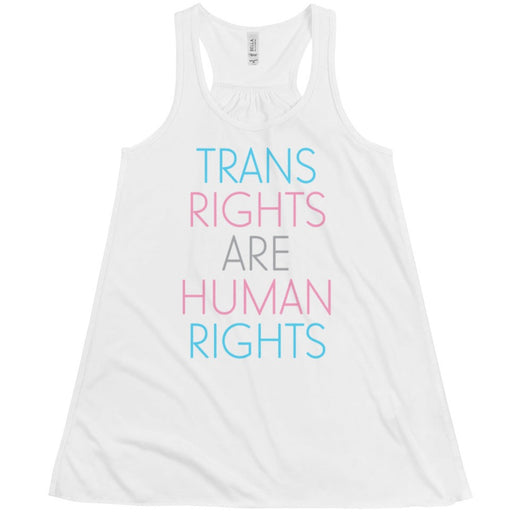 Trans Rights Are Human RIghts -- Women's Tanktop